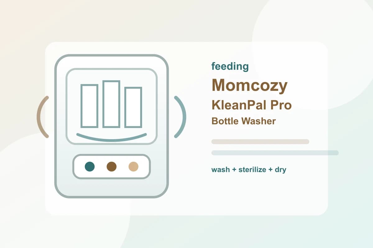 Momcozy KleanPal Pro Baby Bottle Washer, Sterilizer & Dryer